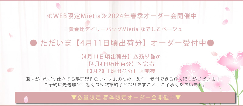 傳濱野】≪春カラー≫皇室御用達 日本女性が輝く黄金比デイリーバッグ