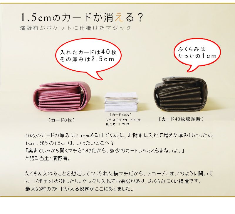 傳濱野】カードが最大40枚入る二つ折財布Litolo(リトロ) | 皇室御用達