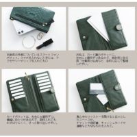 傳濱野 ハマノ スマホも入る長財布 パイソンレザー リュフカフェリーチェパイソン 傳濱野 ハマノ スマホも入る長財布 パイソンレザー リュフカ