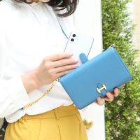 傳濱野　美品　お財布ポシェット　デリカ ☆傳濱野 お財布ポシェット ウォレットショルダーバッグ デリカ