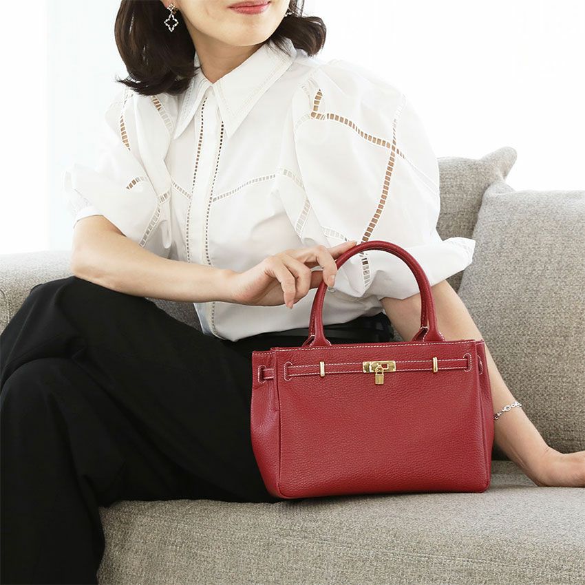 傳濱野】ときめく機能美×装いに馴染むエレガントサイズ黄金比2wayショルダーバッグMietia Belle（ミーティア ベル）