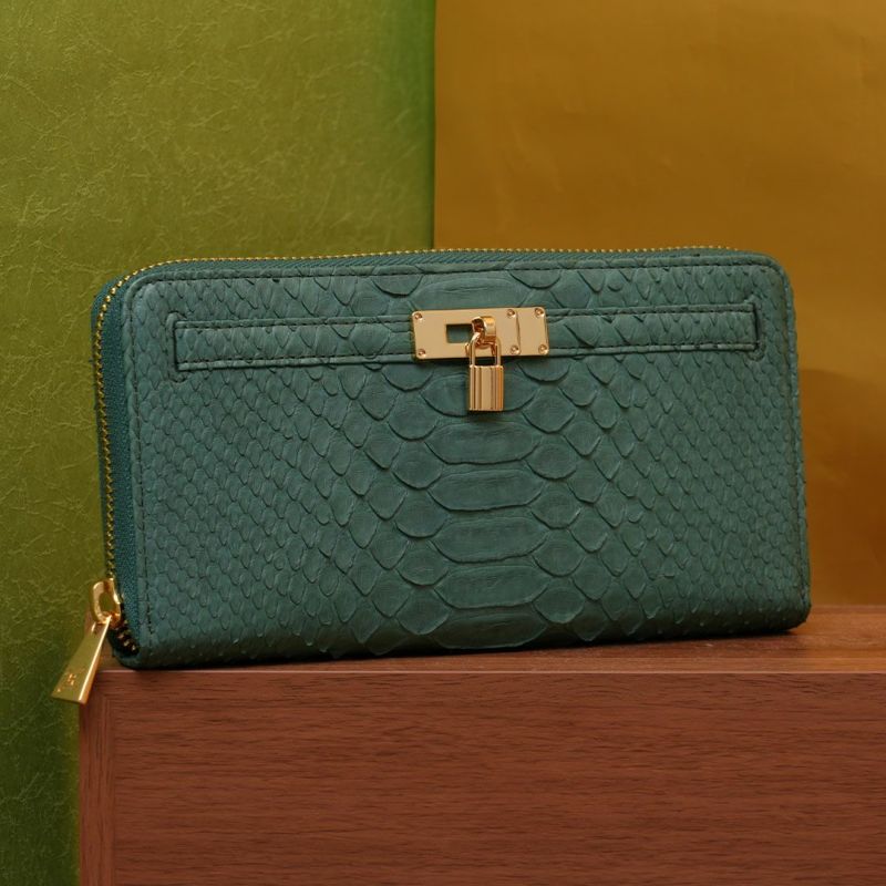 Mietia Python Wallet Chitose Green（チトセグリーン）