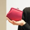 【傳濱野】まるでシフォンケーキみたいなふんわり上質ラムのがま口財布 chiffon gamaguchi wallet（シフォン がま口ウォレット）