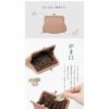 【傳濱野】まるでシフォンケーキみたいなふんわり上質ラムのがま口財布 chiffon gamaguchi wallet（シフォン がま口ウォレット）