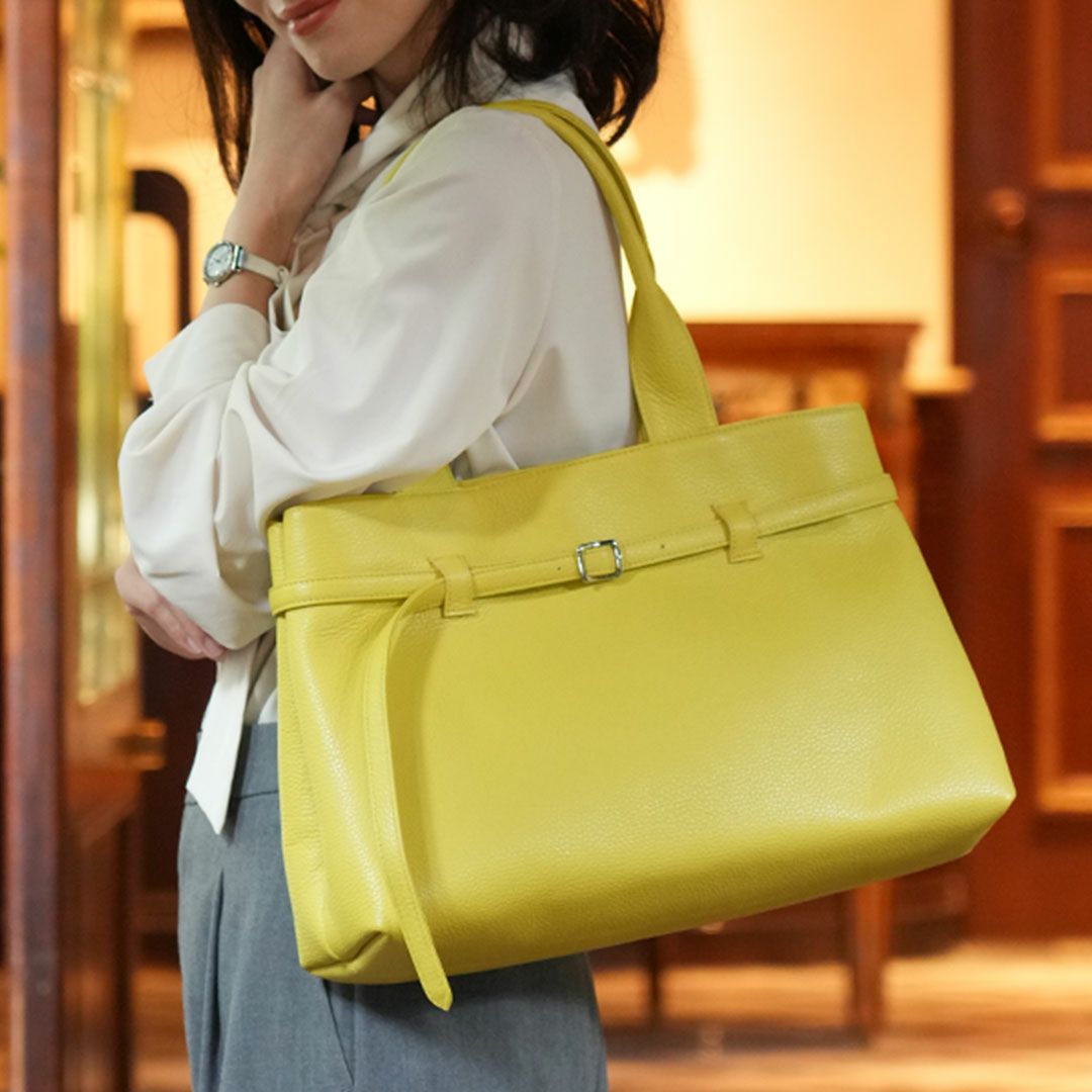 【傳濱野】仕事終わりの自分時間を彩る、たっぷりA4サイズの寄り道トートCecile Apéro（セシル アペロ）